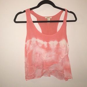 Peach Tie Dye Tank S Forever 21